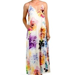 Nicole Miller Floral Maxi Dress